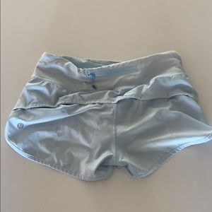 Blue lulu lemon shorts (other photo cancelled)